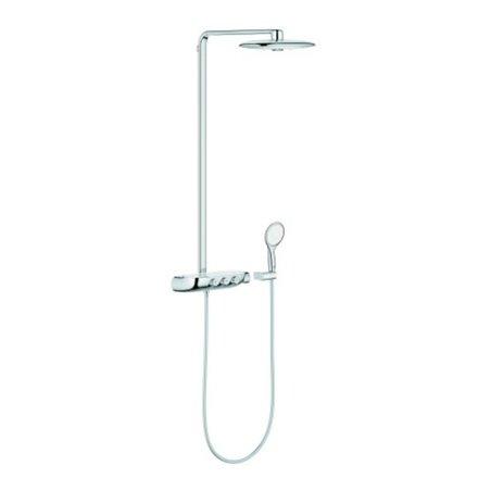 Grohe Duschsystem Rainshower SmartC 360Duo chrom, mit AP-Thermostat, Duscharm 50cm