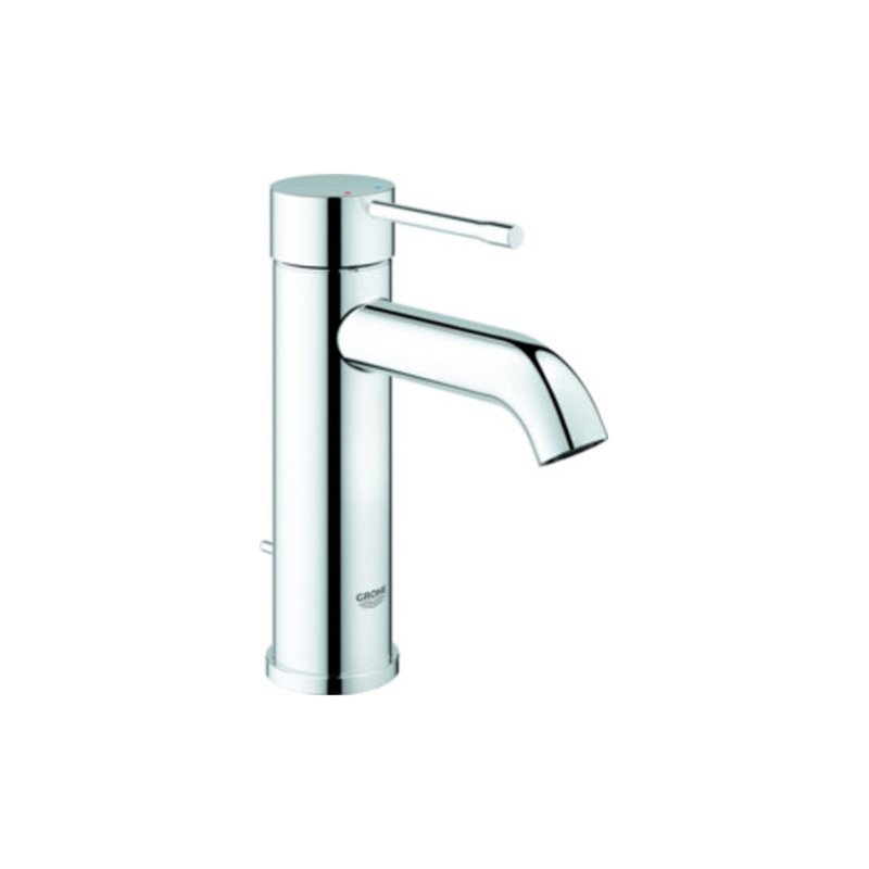 Grohe Einhand-Waschtischbatterie ESSENCE DN 15, S-Size, Zugstangen-Ablaufgarnitur 1 1/4' chrom