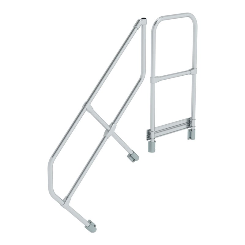 MUNK zweiter Handlauf Aluminium-Treppe Plattform 45°