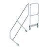 MUNK zweiter Handlauf Aluminium-Treppe Plattform 45°
