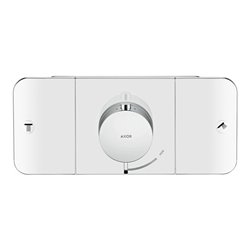 hansgrohe Fertigmontageset Axor One UP-Thermostatmodul, 2 Verbraucher, chrom
