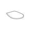 Geberit WC-Sitz Renova mh, o Abs, Befestig. v unt, Scharn. ES