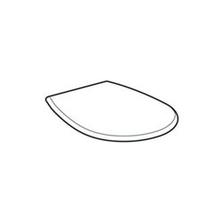 Geberit WC-Sitz Renova pg., o Abs, Befestig. v unt, Scharn. ES