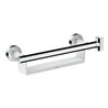 hansgrohe Unica Haltegriff Comfort mit Ablage und Brausehalter, weiß/chrom