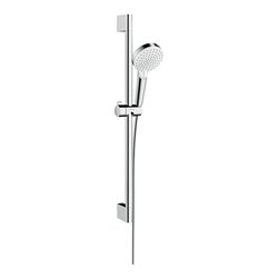 hansgrohe Brause-Set Crometta 669mm Brausestange, weiß/chrom