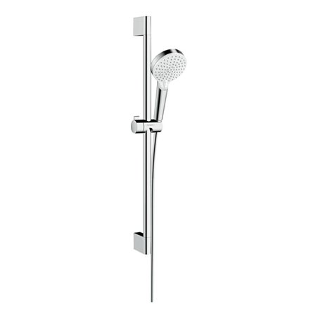 hansgrohe Brause-Set Crometta 669mm Brausestange, weiß/chrom