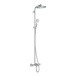 hansgrohe Showerpipe Crometta S 240 mit Wannenthermostat, 1jet, chrom