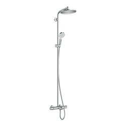 hansgrohe Showerpipe Crometta S 240 mit Wannenthermostat, 1jet, chrom