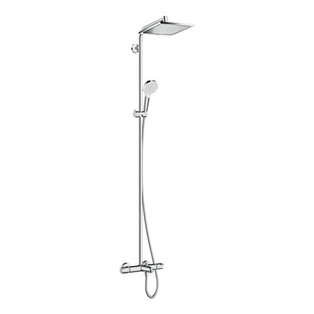 hansgrohe Showerpipe Crometta E 240 mit Wannenthermostat, 1jet, chrom
