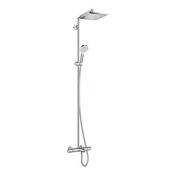 hansgrohe Showerpipe Crometta E 240 mit Wannenthermostat, 1jet, chrom