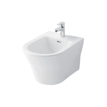 TOTO Wand-Bidet MH mit Hahnloch und Überlauf weiß