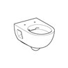 Geberit Wand-WC, Tiefspüler Renova 6/5 l, teilgeschl. Form, rimfree, weiß