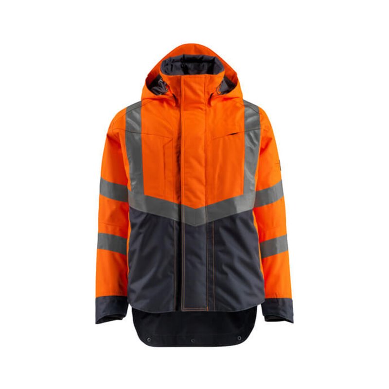 Mascot Harlow Jacke hi-vis orange/schwarzblau