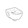 Geberit Wand-WC, Tiefspüler Renova 6/5 l, teilgeschl. Form, rimfree, weiß