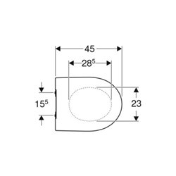 Geberit WC-Sitz iCon schl. Des., S. MS vc, Absenkaut., we.