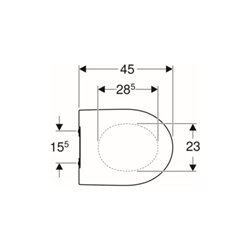 Geberit WC-Sitz iCon schl. Des., S. MS vc, Absenkaut., we.