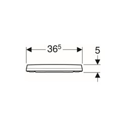 Geberit WC-Sitz iCon schl. Des., S. MS vc, Absenkaut., we.