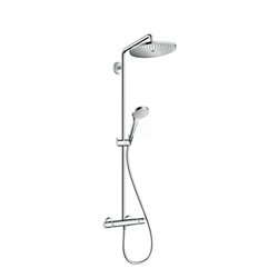 hansgrohe Showerpipe Croma Select S mit Thermostat, Handbrause 3jet, chrom