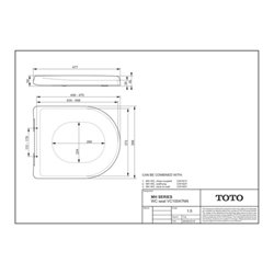 TOTO WC-Sitz MH abnehmbar weiß