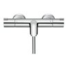 hansgrohe Wannen-Thermostat Ecostat 1001 CL 296x102mm, AP, 2 Verb, Ausl. 182mm, chr
