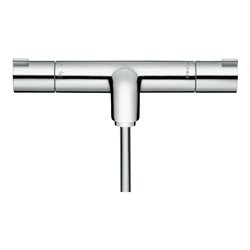 hansgrohe Wannen-Thermostat Ecostat 1001 CL 296x102mm, AP, 2 Verb, Ausl. 182mm, chr
