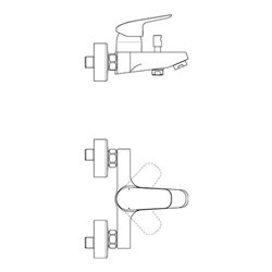 Ideal Standard Badearmatur CERAFLEX AP chrom