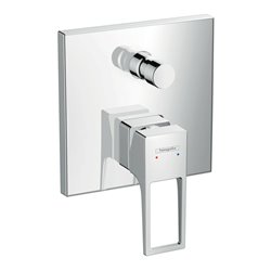 hansgrohe Fertigmontageset Metropol UP-Wannen-Einhebelmischer, mit Bügelgriff, chrom