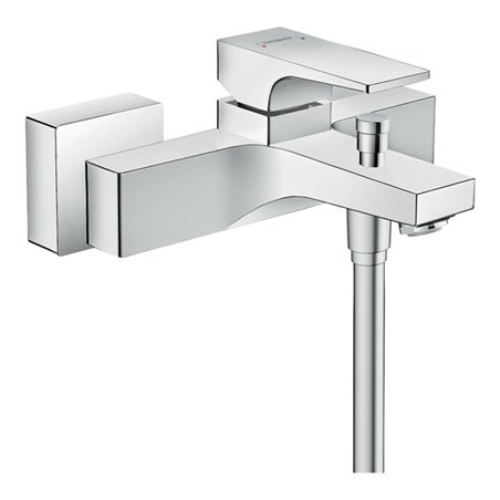 hansgrohe Wannen-Einhebelmischer Metropol AP, m Hebelgriff, Ausladung 180mm, chrom