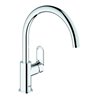 Grohe Einhand-Spültischarmatur BAULOOP DN 15, Einlochmontage, hoher Auslauf chrom