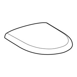 Geberit WC-Sitz Renova S. ES, w, o. Absenkaut., Befestig. v ob