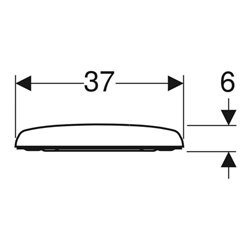 Geberit WC-Sitz Renova S. ES, w, o. Absenkaut., Befestig. v ob