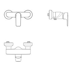 Ideal Standard Brausearmatur CONNECT AIR AP chrom