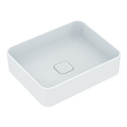 Ideal Standard Aufsatzwaschtisch STRADA II ohne Überlauf, ohne Hahnloch 500 x 400 x 180 mm weiß