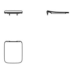 Ideal Standard WC-Sitz STRADA II mit Deckel, Scharniere aus Edelstahl Softclosing Sandwich weiß