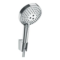 hansgrohe Brausehalter-Set Raindance Select S 1250mm Brauseschlauch, 3jet, chrom