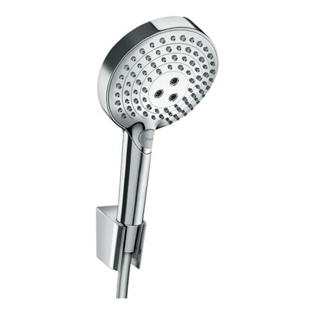 hansgrohe Brausehalter-Set Raindance Select S 1250mm Brauseschlauch, 3jet, chrom