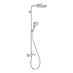 hansgrohe Showerpipe Raindance Select S mit Thermostat, 1jet, chrom