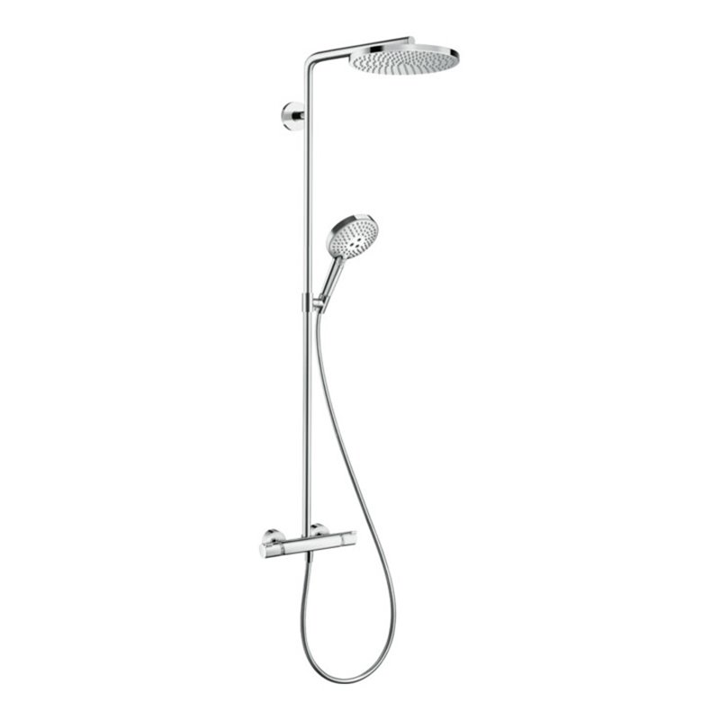 hansgrohe Showerpipe Raindance Select S mit Thermostat, 1jet, chrom