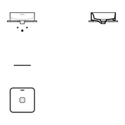 Ideal Standard Aufsatzwaschtisch STRADA II mit Überlauf, ohne Hahnloch 400 x 400 x 180 mm weiß