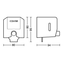 CWS Dusch- und Seifenspender 200 200 ml weiß