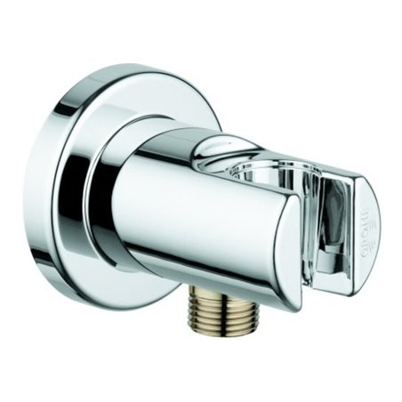 Grohe Wandanschlussbogen Relexa 1/2', mit Wandbrausehalter, chrom