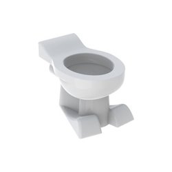 Geberit Stand-Tiefspül-WC BAMBINI Abgang horizontal weiß
