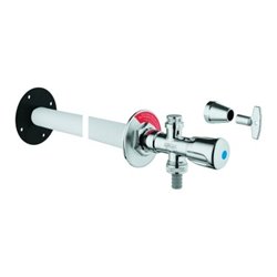 Grohe Außenwandventil-Bausatz Eurotec 1/2', chrom, ohne Rohrbelüfter