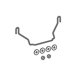 Geberit Befestigungs-Set für Waschtisch, für Halbsäule, Kerafix