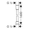 hansgrohe Brauseschlauch ISIFLEX 1600 mm aranja