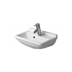 Duravit Handwaschbecken Starck 3 45x32cm, m HL, ÜL, Hahnlochbank, weiß