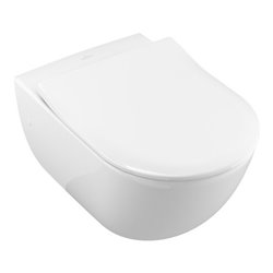 V&B Wand-WC, Tiefspüler Subway 37x56cm, Abgang waagerecht, weiß