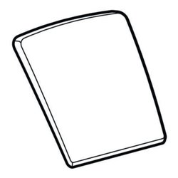 Geberit Urinaldeckel Pareo Scharniere Messing verchromt, weiß