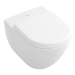 V&B Wand-Flachspül-WC Subway 37x56cm, Abgang waagerecht, weiß