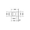 Duravit Wand-Flachspül-WC Starck 3 36x54cm, 6 l, weiß